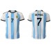 Argentinië Rodrigo de Paul #7 Voetbalkleding Thuisshirt WK 2022 Korte Mouwen